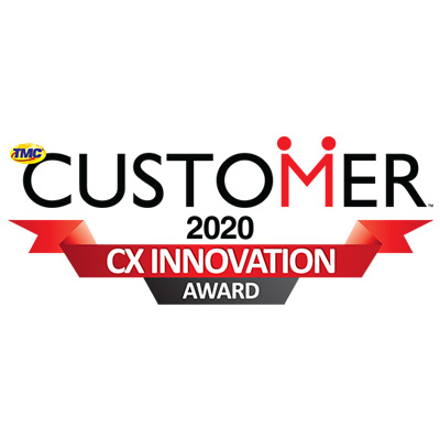 2020 Customer Experience Innovation Award From CUSTOMER Magazine