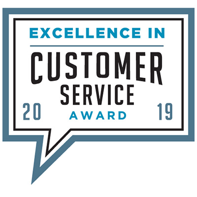 2019 Excellence In Customer Service Award