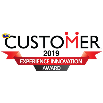 2019 Customer Experience Innovation Award from CUSTOMER Magazine